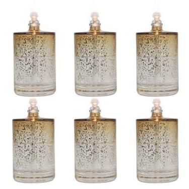 Imagem de Kit 6 Lamparinas Decorativa Cilin Sonhos Dourados V. Bistrot - Velas b