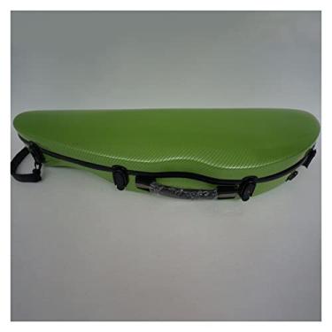 Imagem de Estojo De Fibra De Carbono Composto De Tamanho Completo Para Violino Verde Novo 4/4 Com Suportes De Arco E Alças Tamanho Completo Estojo de Violino