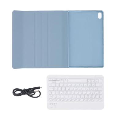 Imagem de SUNGOOYUE Capa de Suporte Fino para Teclado Sem Fio Com Retroiluminação RGB para Tablet Tab P11 2020 de 11 Polegadas (Azul)