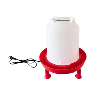 Imagem de Gralara Água Aquecida para Galinhas, Equipamento Agrícola de Grande Capacidade, Bebedouro Aquecido para Galinhas, Base Aquecida para Patos, Gado, Pombos E Gal, 35,5X40cm
