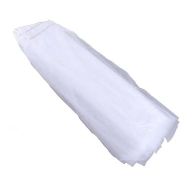 Imagem de Cryfokt Toalha de Mesa de Tule Branco Macio e Fofo para Decorações de Casamento, Toalha de Mesa de Poliéster Elástica para Casamento, Festas, Lavável, 1 X de, Adequada para, Festas, Material de