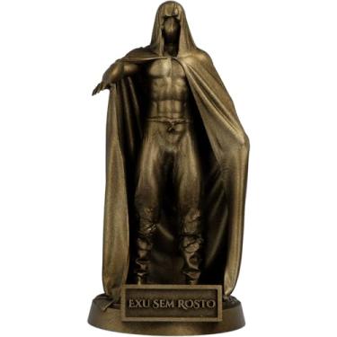 Imagem de Estátua Exu Sem Rosto Imagem Umbanda Candomblé (Cor Ouro Velho)