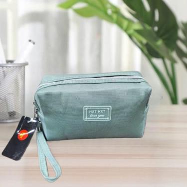 Imagem de Estojo Bolsa Necessaire para Maquiagem - NoBrand, Verde