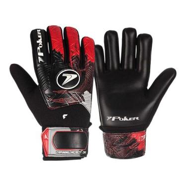 Imagem de Luva de Goleiro Futebol de Campo Training Poker Infinity Junior Ref 01
