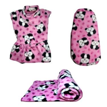 Imagem de Kit Manta, Vestido E Suéter De Inverno - M - Nicapet