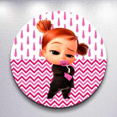Imagem de Capas Painel Redondo Festa Infantil Chefinho Beby Poderoso Grande ou M