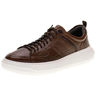 Imagem de Sapatênis masculino joe ultra light democrata 526101, Caramelo, 40