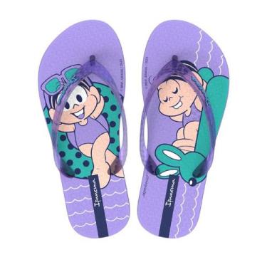 Imagem de Chinelo Infantil Ipanema Grendene Turma da Mônica Multicores - Tam 23 