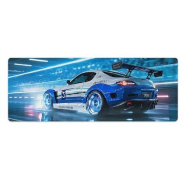 Imagem de HouLaiZhe JDM Car RX8 Racing Gaming Mouse Pads JDM Car Desk Pads Grandes Mousepads para teclado de mesa de computador 30 x 80 cm