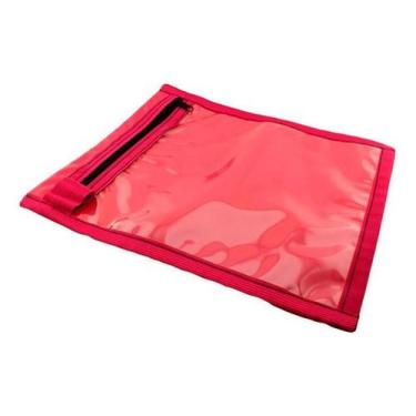 Imagem de Kit 10 Porta Ordem Serviços Ótica Envelope Ziper - Vermelho - Ghc Aces