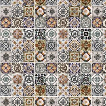 Imagem de Papel Parede Azulejo Português Autocolante Cozinha Banheiro