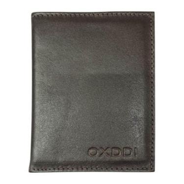 Imagem de Carteira Oxddi Couro Barcelona Masculina - Marrom Único-Masculino