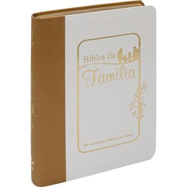 Imagem de Bíblia da Família - BRANCA E DOURADO - SBB
