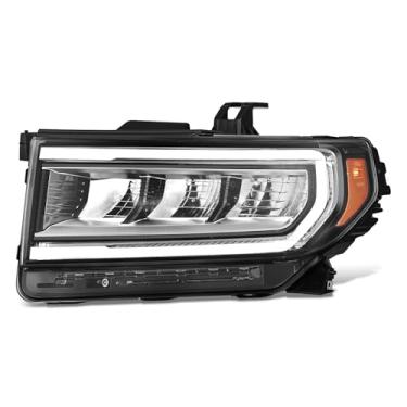 Imagem de DNA MOTORING Lâmpadas de farol LED DRL estilo original do lado do motorista compatíveis com GMC Acadia 2020 2021 2022 2023; serve apenas para modelos não AT4, GM2502506, 84902387, OEM-HL-0391-L
