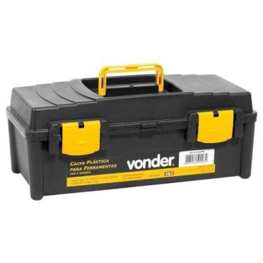 Imagem de Caixa Ferramentas Bau Pvc 12kg 42x17x20cm Vonder VD4038