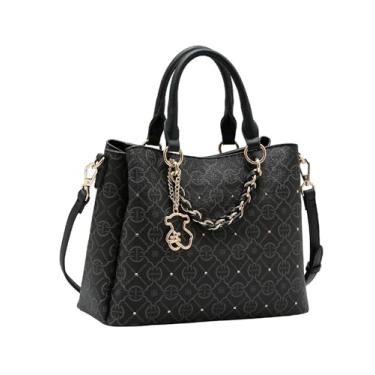 Imagem de Bolsa Chenson Original Classic Cristal 3485356 Preta 3 Divisórias