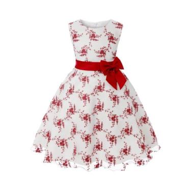 Imagem de Vestido De Princesa Bordado Com Renda Para Meninas Estilo Europeu-Amer