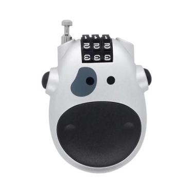 Imagem de Cadeado Retrátil De Aço Para Bicicleta E Capacete De Moto, Acessório D