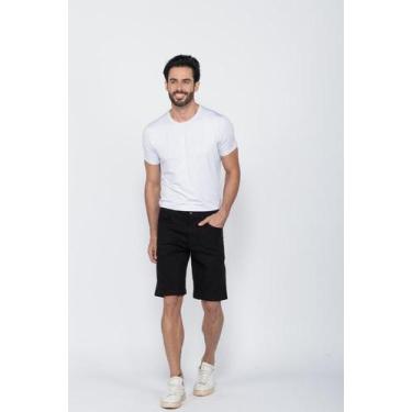 Imagem de Bermuda Macaw 7828 Preta Sarja F075, Preto, 48