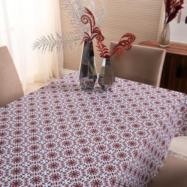 Imagem de Home Fernandes, Toalha de Mesa 2,50m 8 Lugares Estampa Digital Natal Est. 5