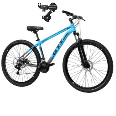 Imagem de Bicicleta 29 Gti Roma 21v Index Alumínio leve Disco Mecânico Suspensão 80mm Cambio Traseiro Shimano-Unissex