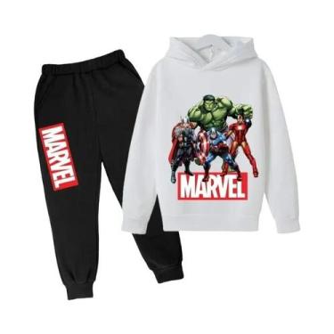 Imagem de Conjunto De Moletom Com Capuz Do Hulk Para Crianças, Suéter E Calças D