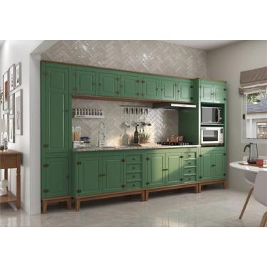 Imagem de Cozinha Modulada 6 peças - Apaixone&Decore, Verde