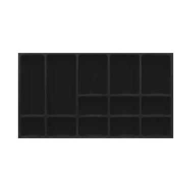 Imagem de Porta Joias (L 663mm C 365mm A 40mm) PJ01 Preto Moldplast