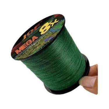 Imagem de Linha De Pesca Trançada Multifilamento Forte 8 Fios 18LB-78LB 300M 500
