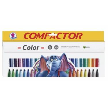 Imagem de Hidrocor Compactor color jumbo com 24 cores