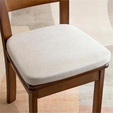 Imagem de Almofadas para Cadeiras de Jantar, Conjunto de 2, Almofadas Grossas Antiderrapantes para Assento de Sala de Jantar, Almofadas de Assento Removíveis, para Cozinha, Sala de Jantar e Escritório