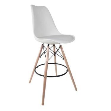 Imagem de Banqueta Saarinen Empório Tiffany Branca - Seatco, Branco