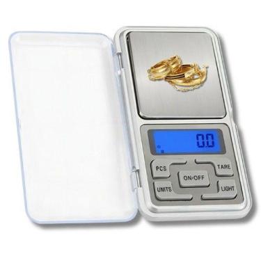 Imagem de Balança Digital de Alta Precisão Portátil 500g 0.1g Mini de Bolso LCD 