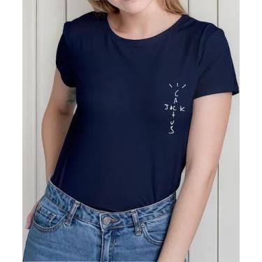 Imagem de Camisa Camiseta Adulto Masculina Feminina Algodão Travis Scott Astrowo