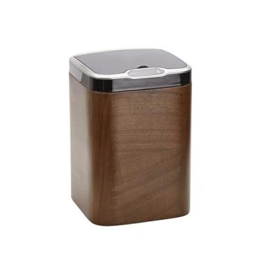 Imagem de KEG801302 Caixote do lixo inteligente para uso doméstico, sensor automático, sala de estar, quarto, cozinha, com tampa, banheiro, lixeira, luz, luxo, quarto, lixeira, cozinha, lixeira