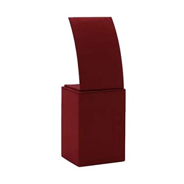 Imagem de Suporte de exibição de joias, expositor de joias para colar com pingente, colar de corrente, pingente de pulseira, suporte de lojas/feiras de comércio, organizador de joias vermelho (grande)