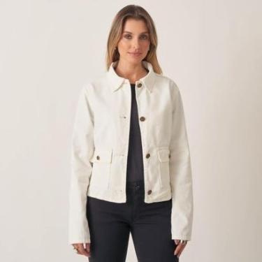 Imagem de Jaqueta Camisa Jeans Bolso Cargo Pence-Feminino