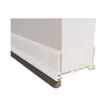 Imagem de Fita De Vedação Inferior Para Porta De PVC De 97cm, Escovada, Antipoei