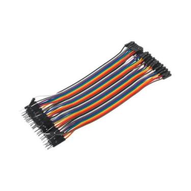 Imagem de Kit De Fios E Cabos DuPont De 40 Pinos Para Protoboard, 40 Peças, 10CM