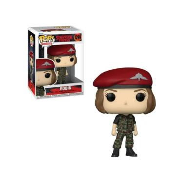 Imagem de Funko Pop Stranger Things 4 1299 Robin Camouflage