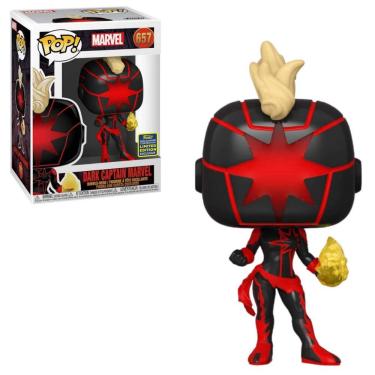 Imagem de Funko Pop Marvel 657 Dark Captain Marvel SDCC 2020 Limited