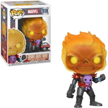 Imagem de Funko Pop Marvel 518 Cosmic Ghost Rider w/ Baby Thanos