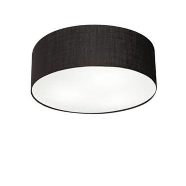 Imagem de Plafon De Sobrepor Cilíndrico Sp-3046 Cúpula Cor Preto