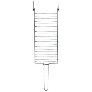 Imagem de Kit Preparo Churrasco 4Pcs Churrasqueira Grelha Espeto 65Cm