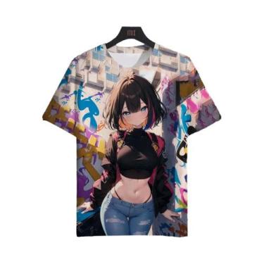 Imagem de Camiseta 3D De Personagem De Anime Para Homens E Mulheres, Estampa Sex