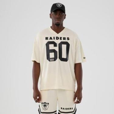 Imagem de CAMISETA NEW ERA OVERSIZE OAKLAND RAIDERS NFL OFF WHITE-Masculino