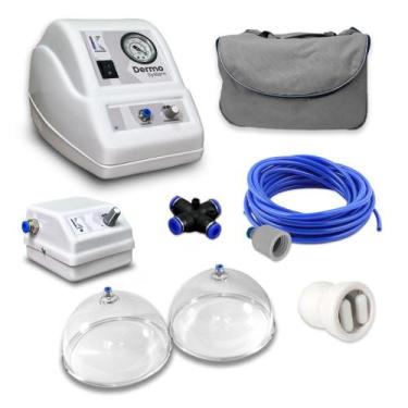 Imagem de Kit Dermo System Vacuoterapia Massagem Corporal Pulsador Endermoterapi