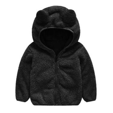 Imagem de Jaqueta Infantil Menina Urso Inverno Fleece Plush Inverno - anjo da ma