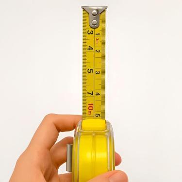 Imagem de Trena Métrica Manual Com Trava Acrílico Transparente 3m - Gancho Magnético E Alta Durab...