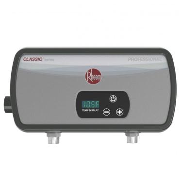 Imagem de Rheem Aquecedor Elétrico Sem Tanque Termostático 6,5 kW 240V Compacto para Ponto de Uso